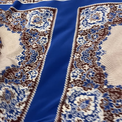 Pannello Crêpe de Chine Seta – Medaglione Ornamentale