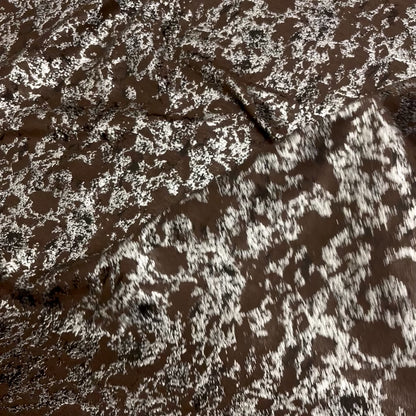 Floral jacquard – Laminated brown