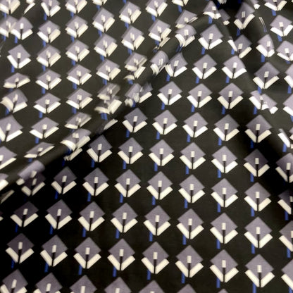 Satin di Viscosa - Fantasia Geometrica Art Déco