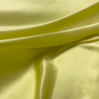 Raso di Seta Giallo Limone