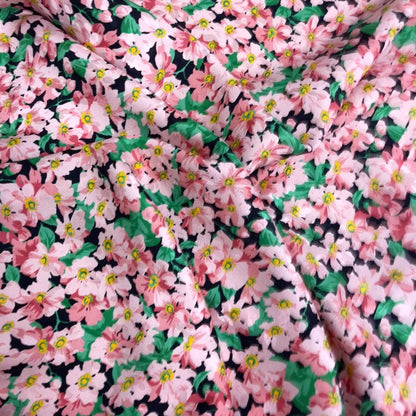 Seta Jacquard Floreale Rosa – 2,20 × 1,40 m
