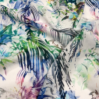 Cotone Fantasia Tropicale Acquerello 2