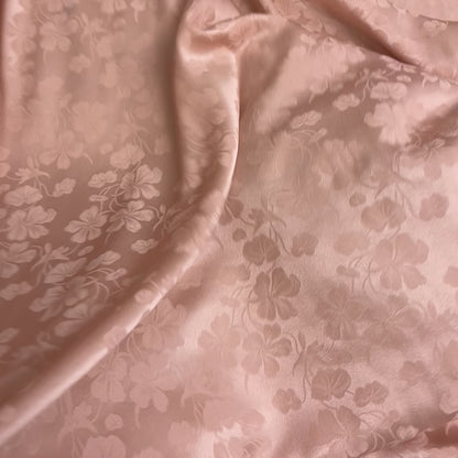 Seta Jacquard Floreale Rosa – 2,00 × 1,40 m