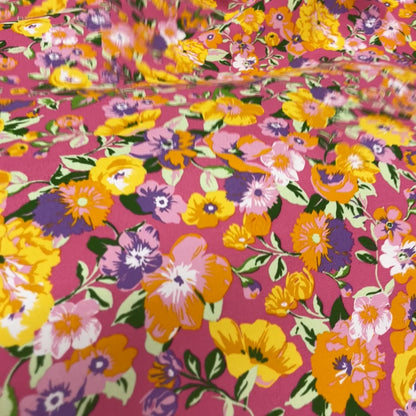Viscosa crepe Fantasia Floreale