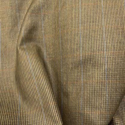 Pura Lana Vergine a Quadri – Beige e Marrone