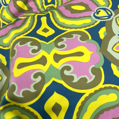 Viscosa Satin- Medaglione Multicolor