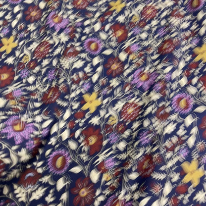 Viscosa Satin Liberty Blu Notte
