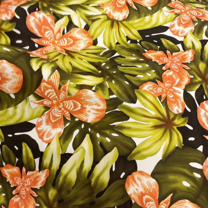 Cotone fantasia Tropicale Floreale