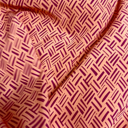 Seta Crepe de Chine Ungaro Geometrico – 3,10 × 1,40 m
