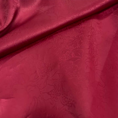 Double Silk Jacquard Organza – Bordeaux