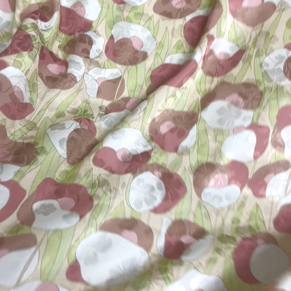 Seta Jacquard Floreale Rosa – 2,50 × 1,40 m