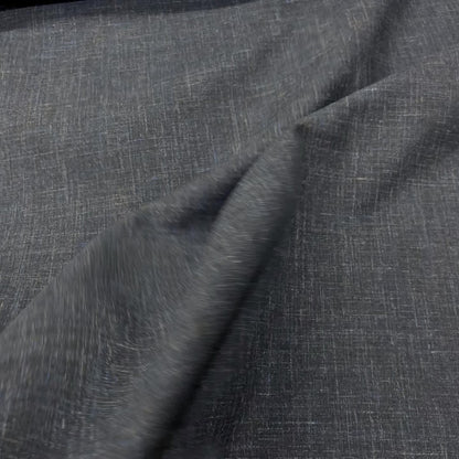 Pura Lana Vergine a Quadri – Grigio Antracite e Blu