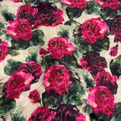 Jacquard Fantasia Rose