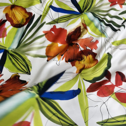 Twill di Seta Floreale| 3,00 × 1,40 m