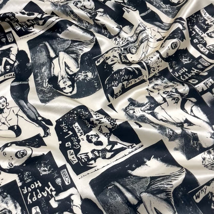 Raso di Seta - Pop Art Bianco & Nero