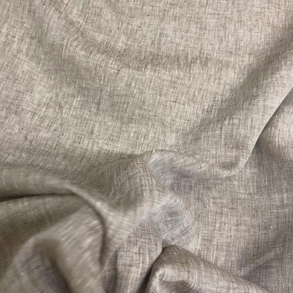 Puro Lino Melange Marrone Naturale