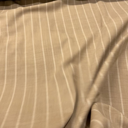 Lana Vergine Elasticizzata Gessata – Beige e Panna