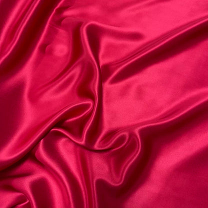 Raso di Seta Rosso Fragola