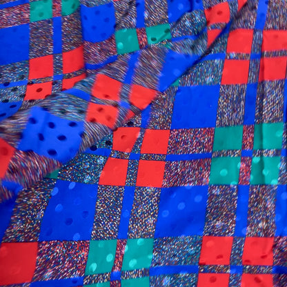 Seta Jacquard Fantasia Geometrica – 2,10 × 1,40 m