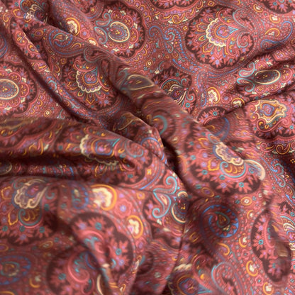 Twill di Seta Fantasia Cachemire – 1,90 × 1,40 m