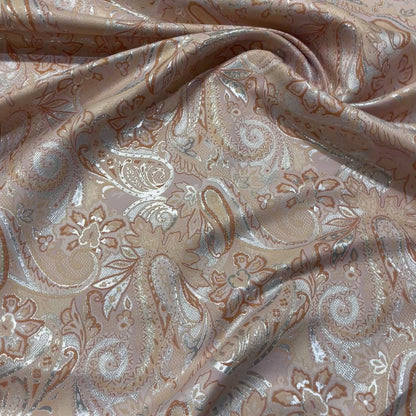 Jacquard in Fantasia Paisley- Rosa