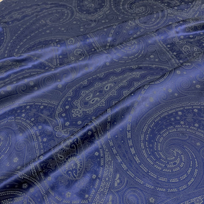 Raso di pura seta paisley - drappeggio